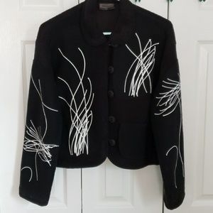 Alissa Black Artsy Jacket
